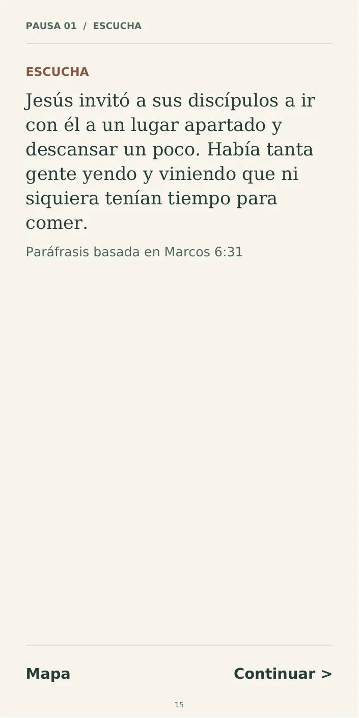 Página real de Escucha